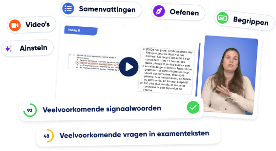Voorbeeld van examentraining Frans vwo. Optimaal Frans oefenen op vwo.